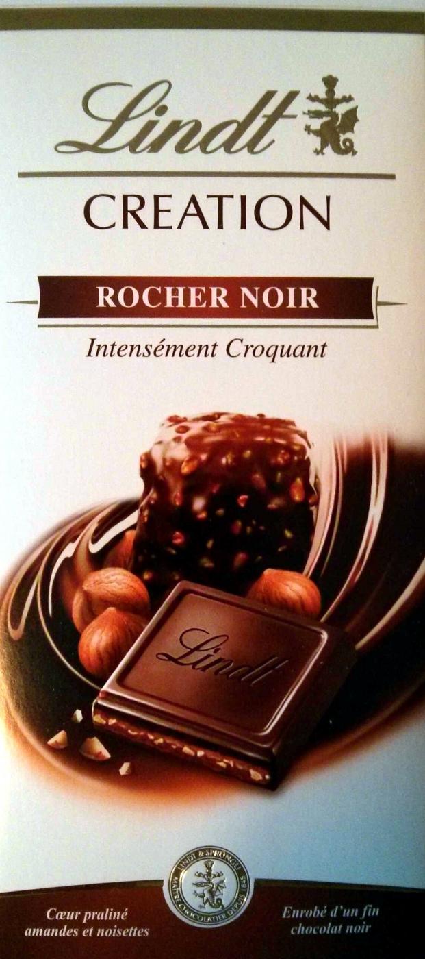 LindtCREATION Bar Black Praline Rocher 150 g 
