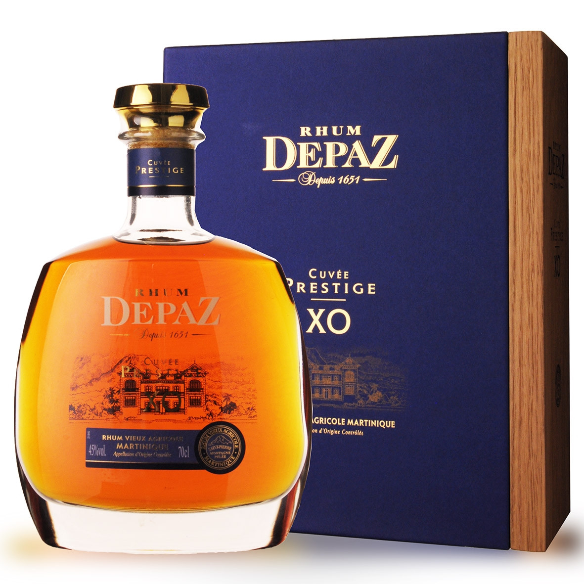 Depaz rhum agricole cuvee prestige xo 45% - 70cl